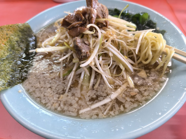 「ネギラーメン並(900)」@ラーメンショップ 愛川店の写真