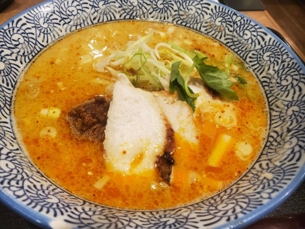 「担々麺 鶏チャーシュー付」@鶏五味 上大岡店の写真