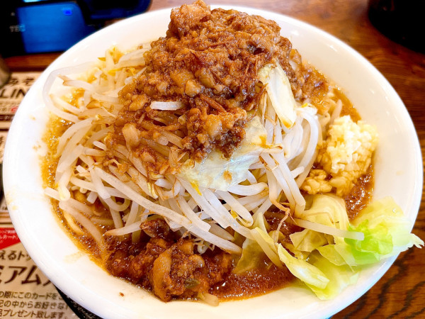 「味噌二郎　肉無し（900円）」@純米味噌らーめん みそら堂 おもちゃのまち店の写真