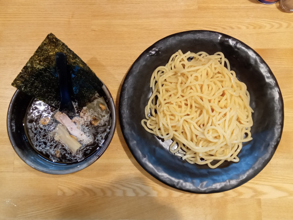 「つけ麺（黒）」@つけ麺 ががちゃい 中山店の写真