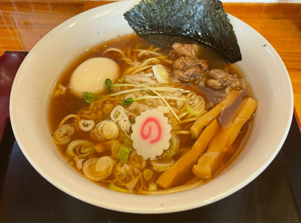 「鴨らーめん」@中華そば かもまるの写真