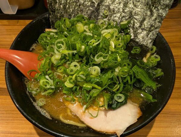 「のり青ねぎラーメン」@横浜家系らーめん 輝道家の写真