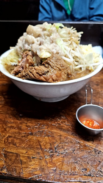 「豚魚らーめん（野菜マシ）おまかせTP」@自家製麺 まさき（非乳化） 2号店の写真