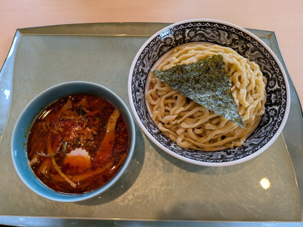 「辛つけそば」@らぁ麺 花萌葱の写真