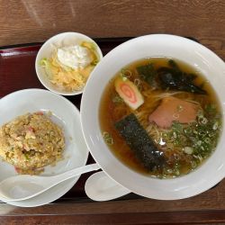 半炒飯ラーメンセット900円
