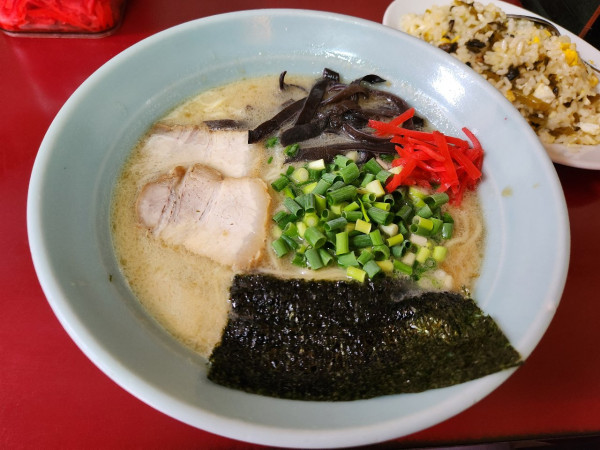 「半高菜チャーハン&ラーメンセット」@博多ばってんラーメンの写真