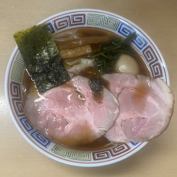 「煮干鰮らーめん 味玉ワンタン入り」@煮干鰮らーめん 圓の写真