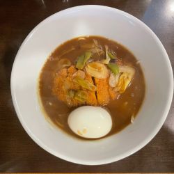 カツカレー南蛮+だし味玉子