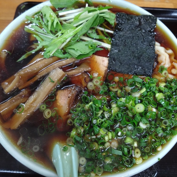 「チャーシューワンタンメン1400円」@味の大西 高麗店の写真