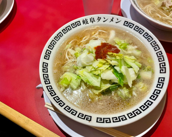 「岐阜タンメン・3辛(880円)/野菜増量(150円)/替玉(15」@岐阜タンメン 小牧店の写真