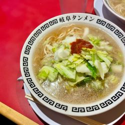 岐阜タンメン・3辛(880円)/野菜増量(150円)/替玉(15