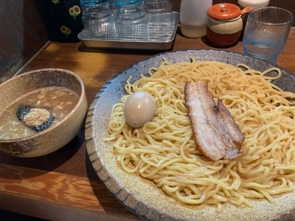 「味玉つけ麺　麺特盛（400g）」@つけ麺屋 ひまわりの写真