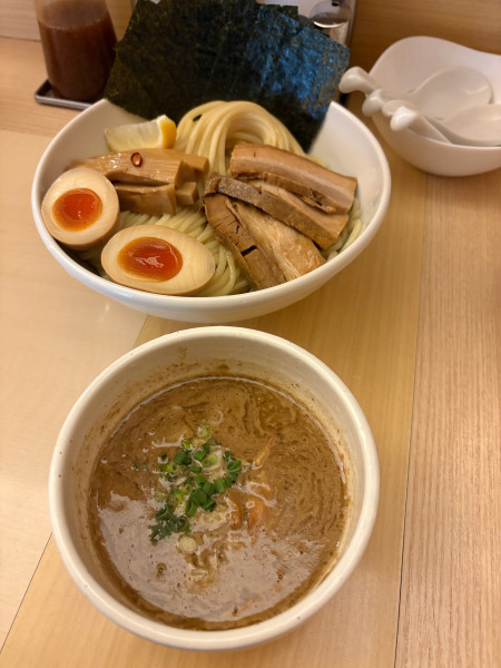 「特製つけそば　並盛　1240円」@つけそば 周の写真