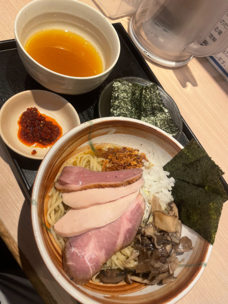 「塩汁なし鶏白湯そば+辛味」@麺屋 一燈の写真