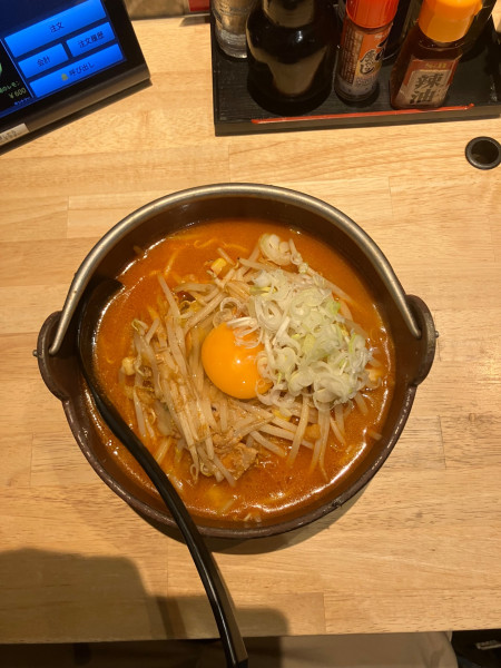 「キムチ納豆」@柳家 総本店の写真