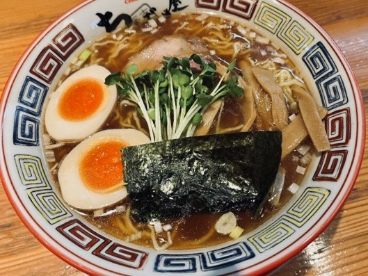 「支那そば　煮卵」@ちばき屋 葛西店の写真