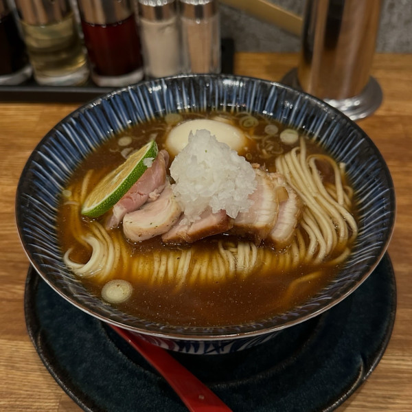 「重ね秋刀魚そば」@麺処 青野の写真