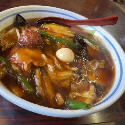 うま煮らーめん＋ジャンボ餃子3個