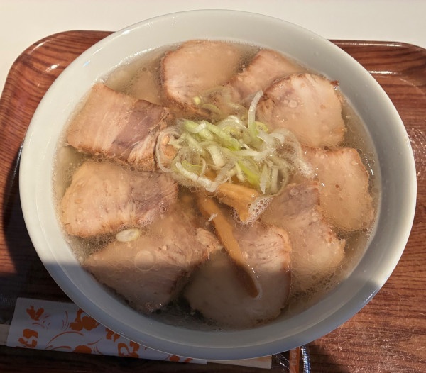 「会津山塩チャーシューメン」@奥裏磐梯らぁめんやの写真