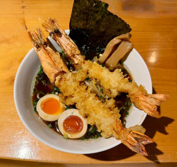 「大海老天拉麺1680円」@つけ麺屋 醸の写真