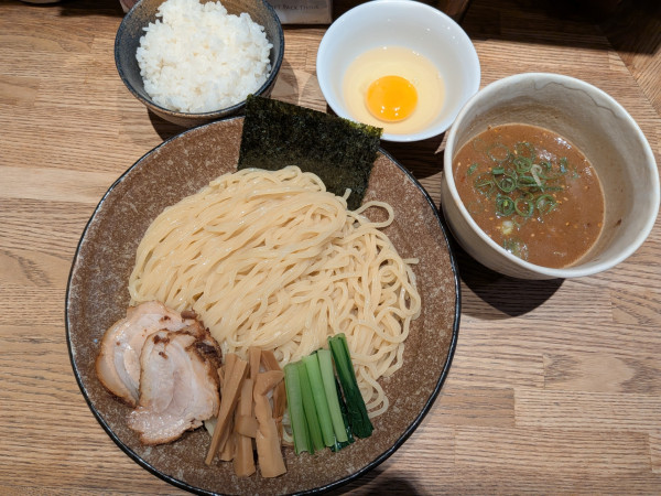 「辛つけ麺、大盛」@麺屋ぬかじの写真