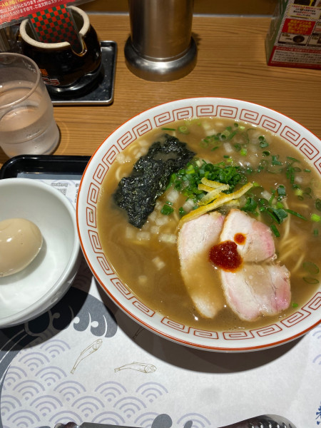 「煮干し中華そば　旨NIBO」@らあめん花月嵐 京王堀之内店の写真