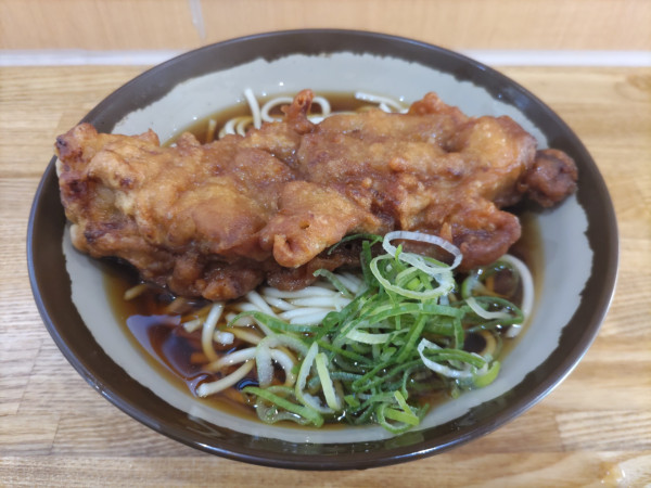 「唐揚そば」@弥生軒 天王台店の写真