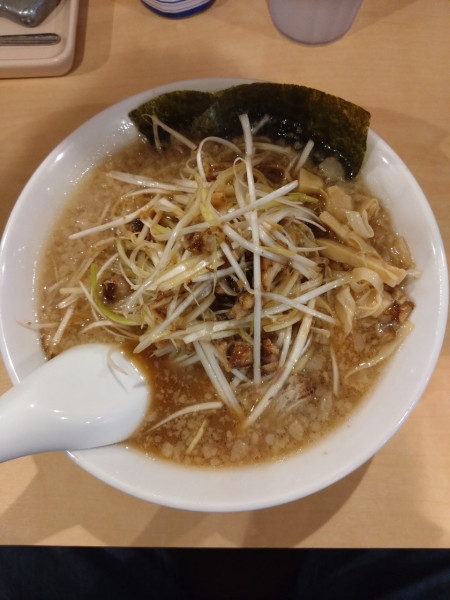 「ネギラーメン」@やばいラーメンショップ ぜんこう本店の写真