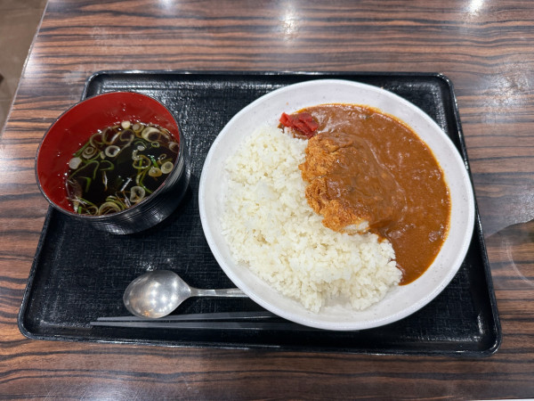 「かつカレーライス（飯並盛・カツカレー＋お吸い物）880円」@そば三昧 高崎店の写真