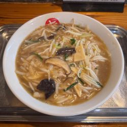 【限定】生碼麺（とろみあんかけもやしそば）＋チャーハン（小）