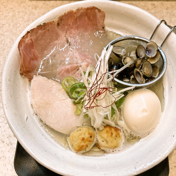 宍道湖しじみ中華蕎麦(塩)（1,200円）＋おじやセット（400円）