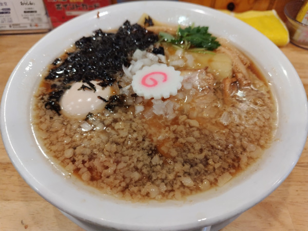 「煮干そば　＋味玉：サービス券」@中華そば ムタヒロの写真