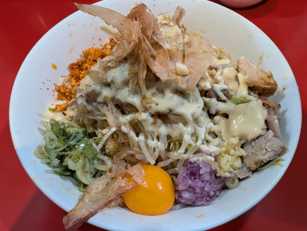 「冷やしまぜそば」@用心棒 市ヶ谷飯田橋の写真