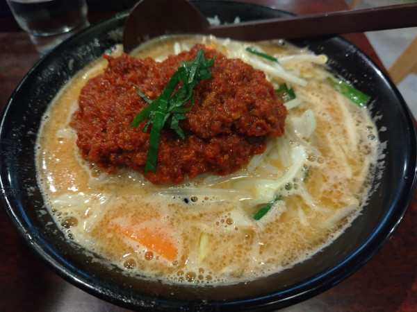 「味噌󠄀担々麺　※辛め」@そらまめ拉麺本舗の写真