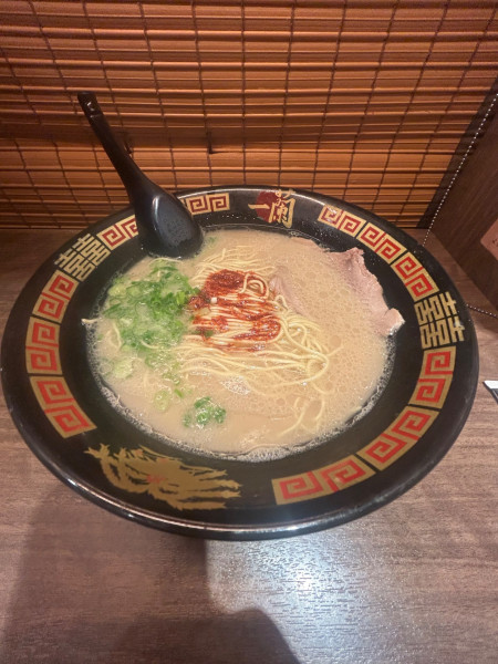 「とんこつラーメン」@一蘭 アトレ上野 山下口店の写真