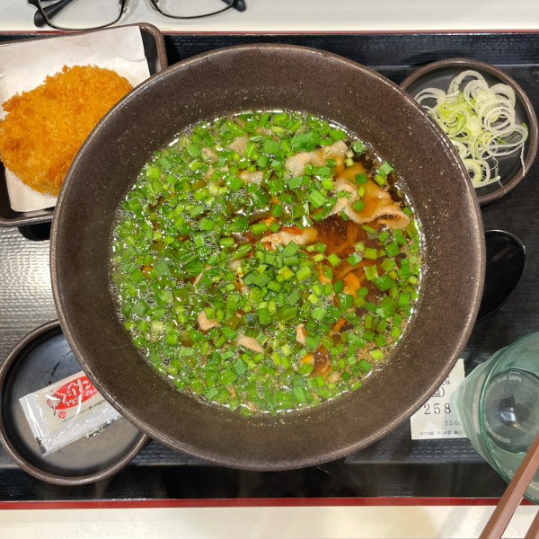 「ニラ中華そば」@ゆで太郎 新川1丁目店の写真