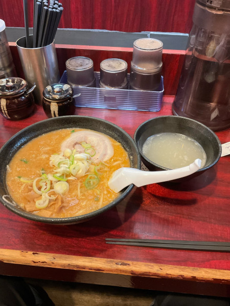 「みそラーメン」@こってりらーめん なりたけ TOKYOの写真