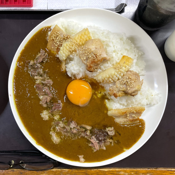 「牛すじカレーライス　みそ三種ミックス（並盛）他」@牛すじカレー 小さなカレー家の写真