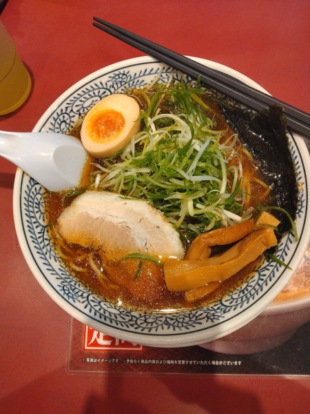 「熟成醤油　ねぎ醤油ラーメン　かため」@丸源ラーメン 豊川店の写真