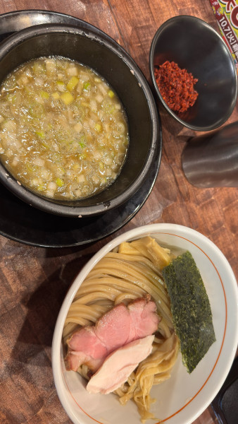 「つけそば」@特級鶏蕎麦龍介 テクノパーク桜店の写真