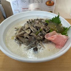 【限定】4種キノコと和出汁とゆずのジュレの塩まぜそば