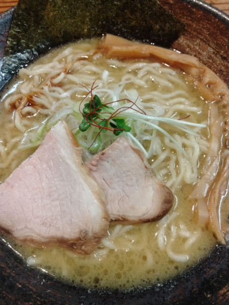 「濃厚牡蠣そば」@貝だしラーメン 貝ガラ屋の写真