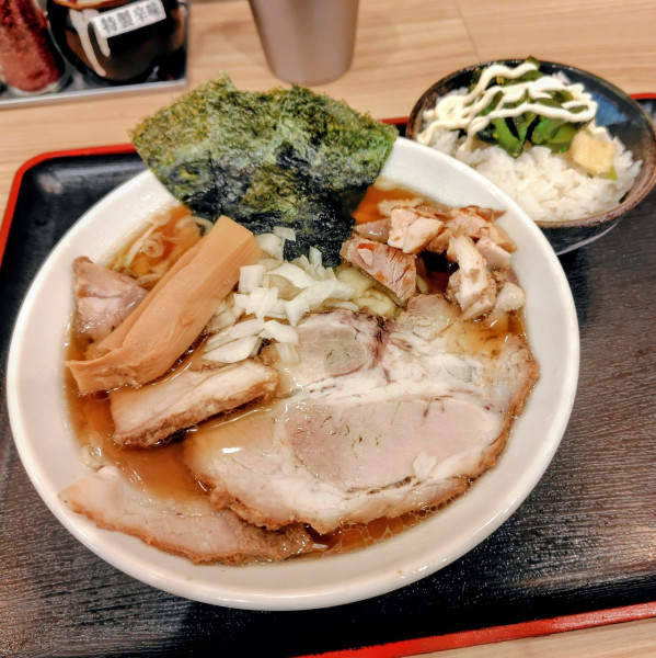 「朝ラー(並) 680円」@つけ麺大輝の写真