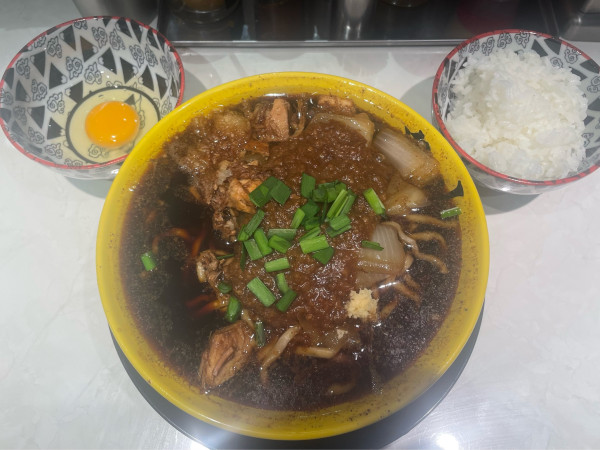 「スタミナラーメンAセット」@スタミナラーメン 鬼山 渋谷店の写真
