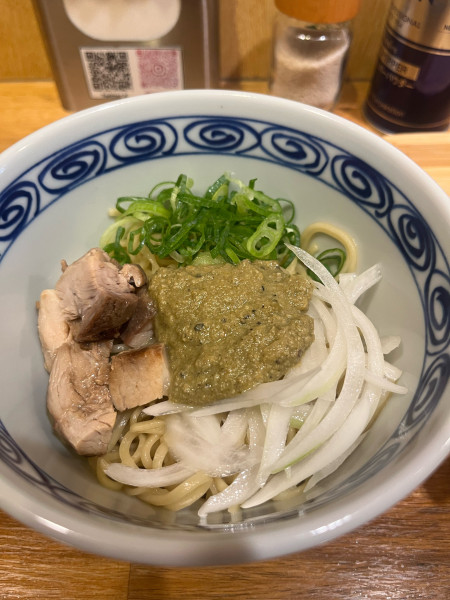 「牡蠣和え玉」@だん善ラーメンの写真