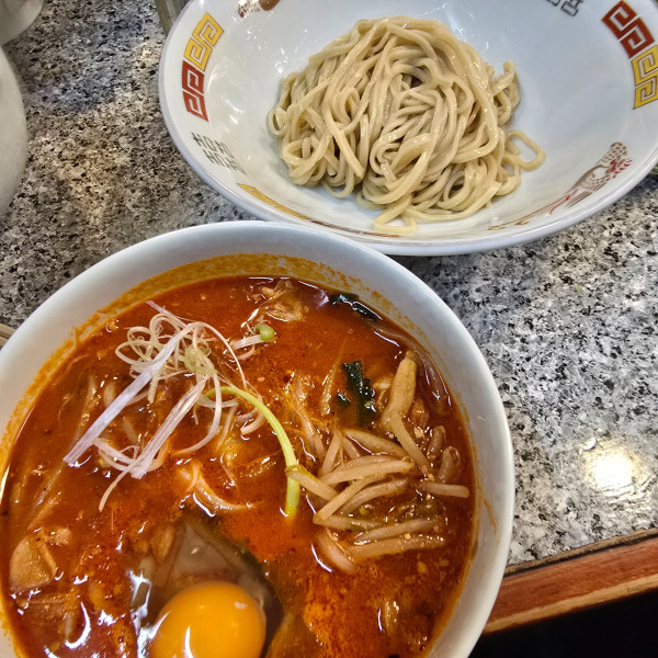 「旨みたっぷりやみつきチゲつけ麺 他」@ホルモン焼き 有希ちゃんの写真