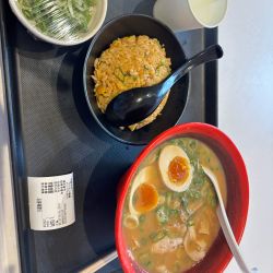 味玉らーめん　チャーハン小