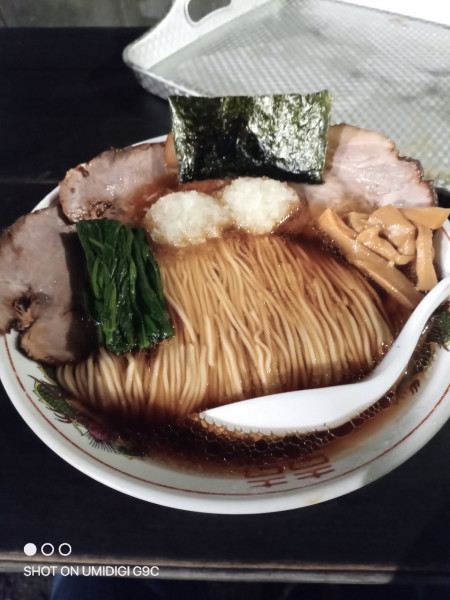 「チャーシューメン大盛り+玉ねぎ」@屋台ラーメン しゅんやっちゃんの写真