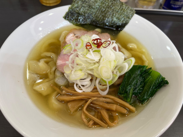 「塩らーめん」@自家製手打ち麺 禿の写真
