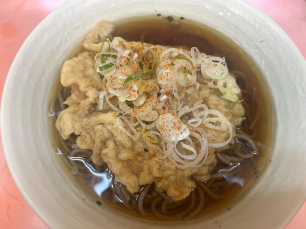 「かき揚げ蕎麦」@常盤軒 山手線ホーム店の写真